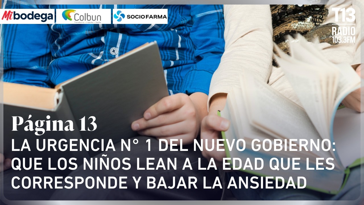 Urgencia del nuevo gobierno: que niños lean a edad que les corresponde y bajar ansiedad | Página 13