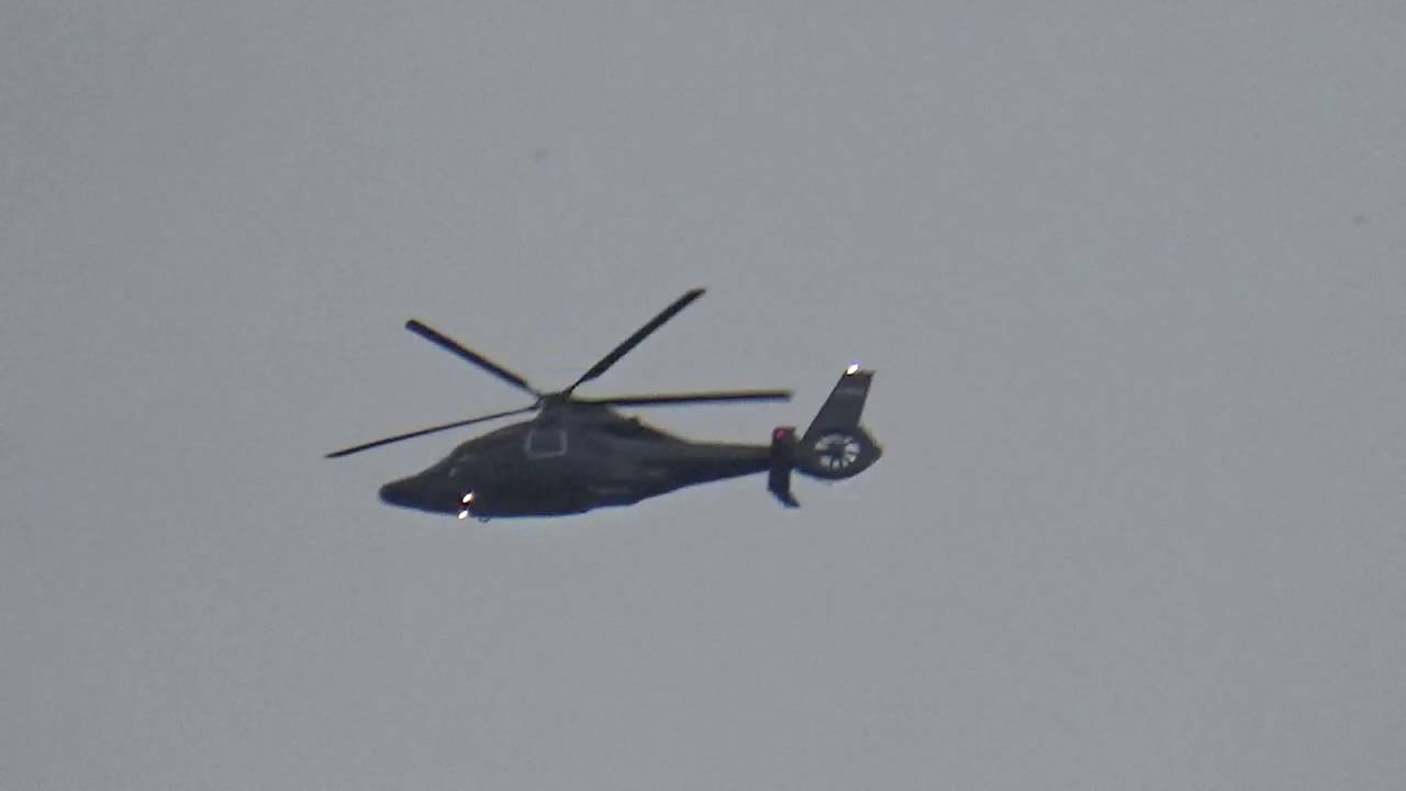 Airbus Helicopters UK Eurocopter EC.155-B1 G-TBUC over Harmans Water in Bracknell