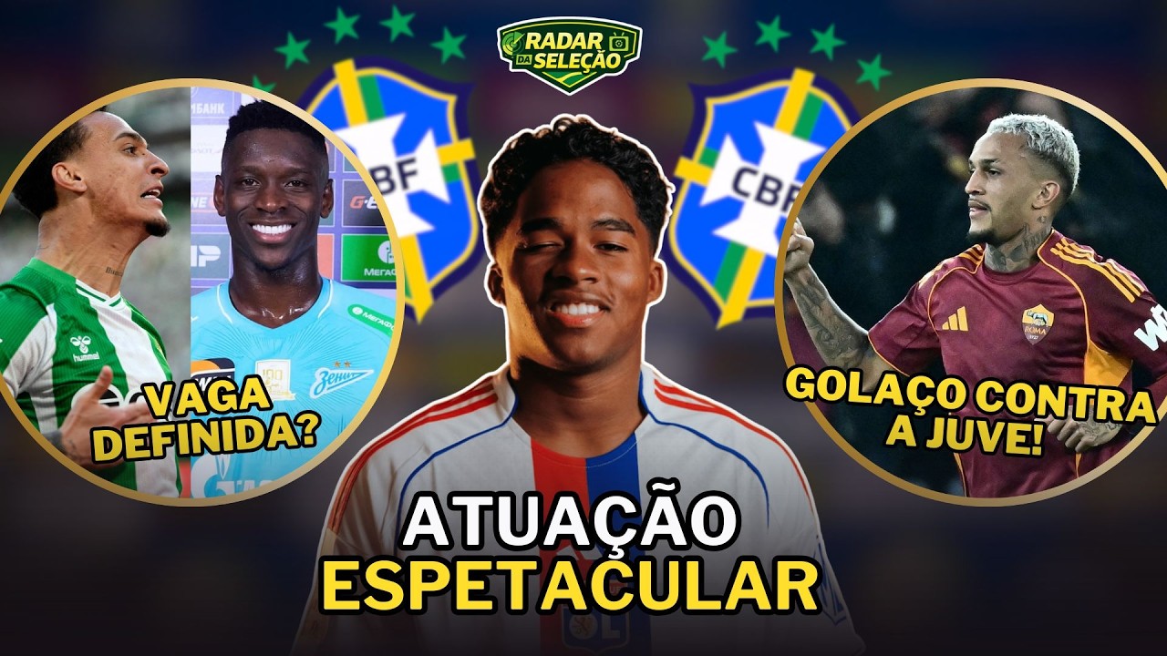 ENDRICK TITULAR? | WESLEY NA ESQUERDA? | LUIZ HENRIQUE X ANTONY | RADAR DA SELEÇÃO