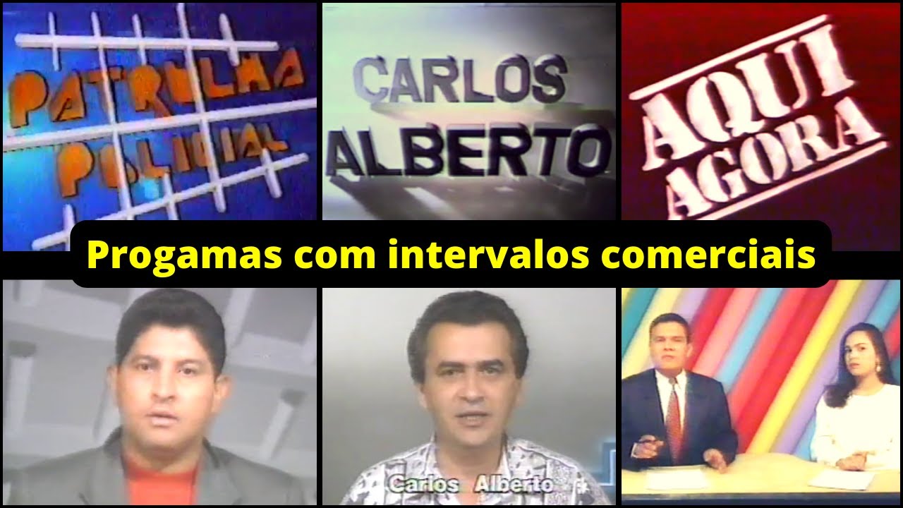 Patrulha Policial / Construindo / Aqui Agora – Programas com Intervalos Comerciais (TV Ponta Negra)