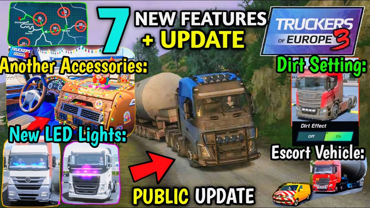 🆕 Everything NEW in Update 0.60! Truckers of Europe 3 - All 7 New Features and Maps
