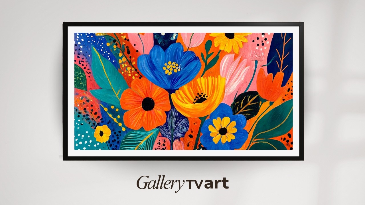 Frame TV ART 4k | Modern Botanical Wall Art for TV screensaver (2h)
