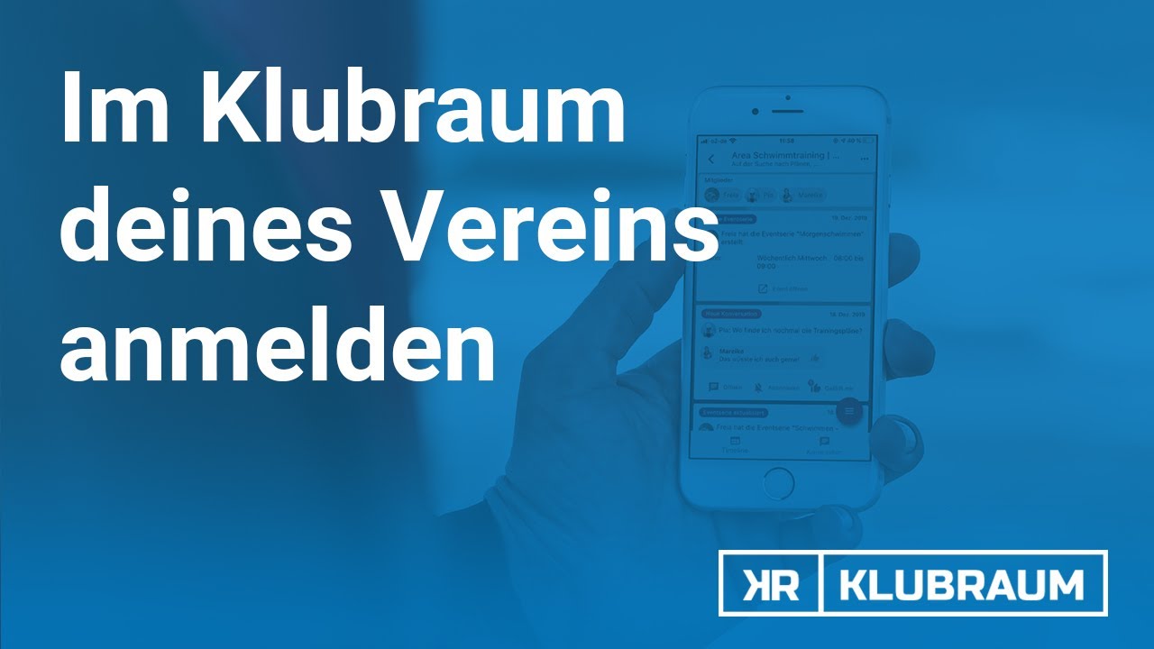 Wie erstelle ich einen Klubraum-Account? | Klubraum Basics | App f&uuml;r Vereine