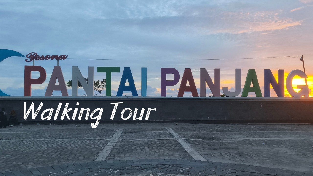 Pantai Panjang Bengkulu Walking Tour || 4K 60 FPS, No Commentary