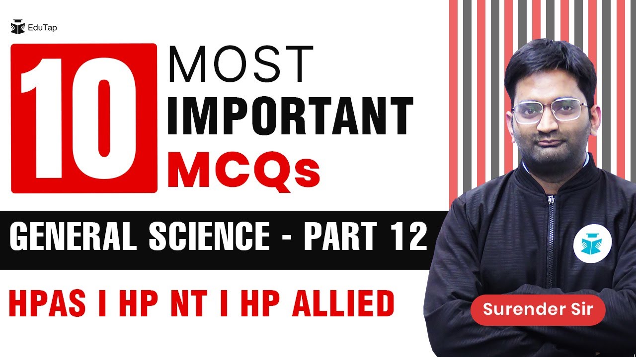 Important MCQs & Revision of General Science | HPAS Prelims & Mains Preparation Strategy |HP NT,HPAS