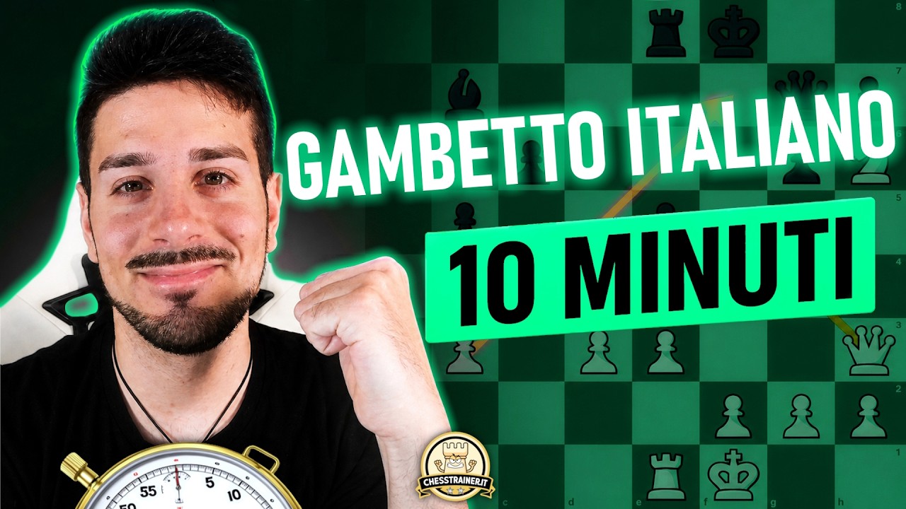 Impara il Gambetto Italiano in 10 Minuti (piano pratico)