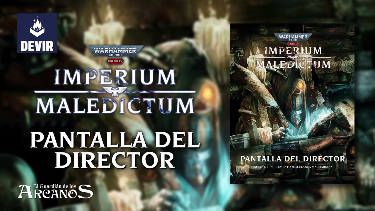 Warhammer 40.000 Imperium Maledictum - Pantalla del Director y Miscelánea Machariana (Devir)
