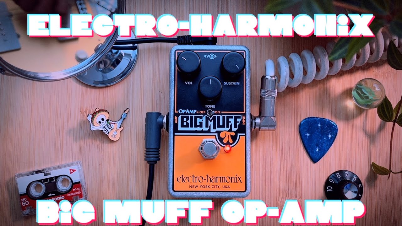 🎃 EHX Big Muff Op-Amp | 3min | Smashing Pumpkins Sound(no talking)