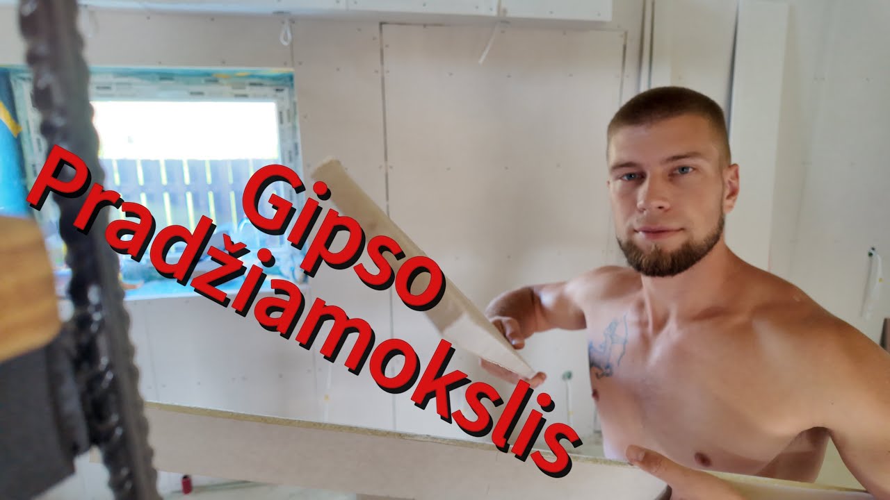 Gipso pradžiamokslis! Namo statybu updeitas!