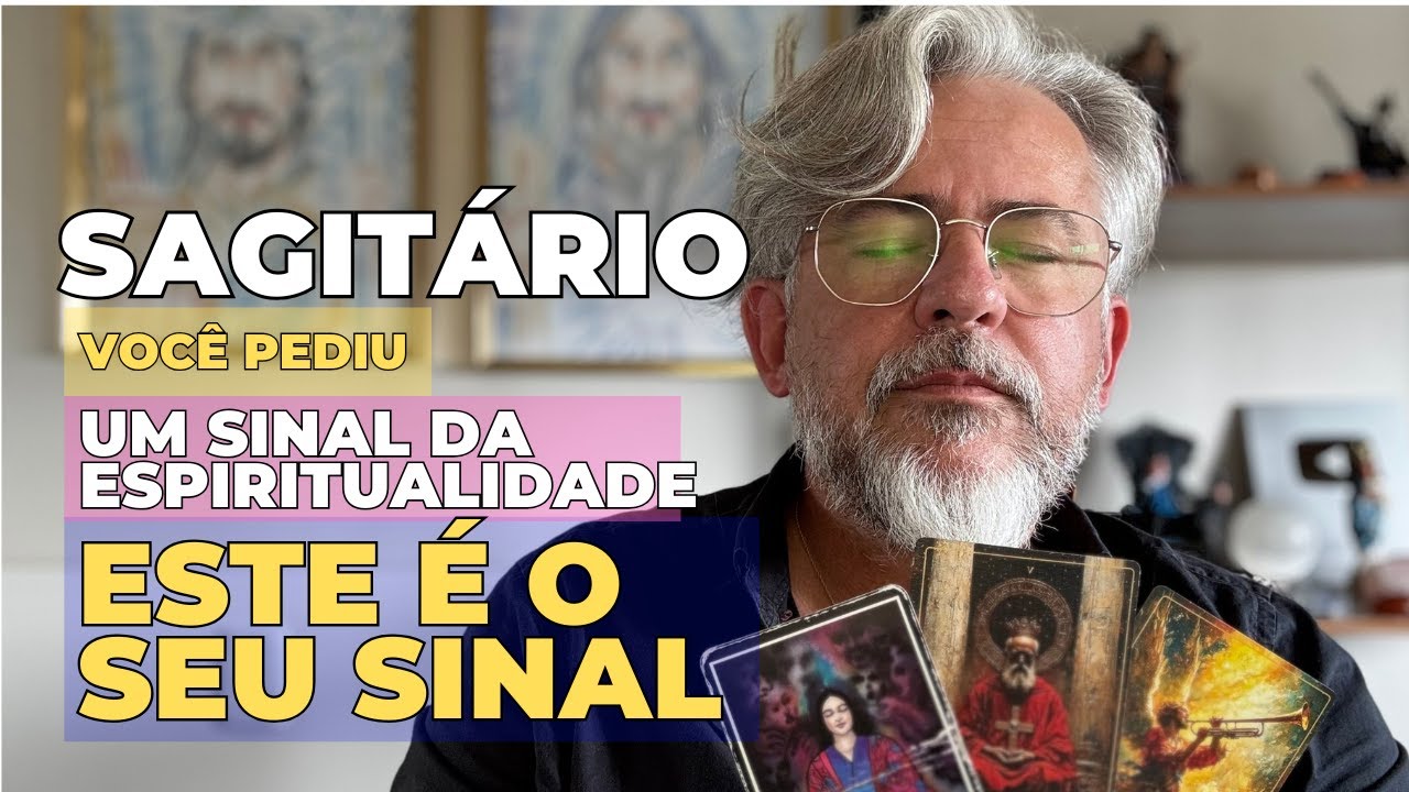 SAGITÁRIO SE VOCÊ CHEGOU NESTE VÍDEO, ISSO É UM SINAL DA ESPIRITUALIDADE