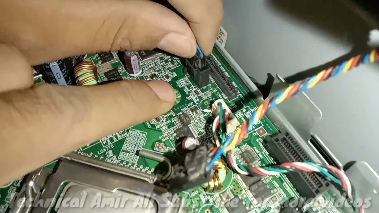 Dell Optiplex 960 Orange Light Problem || Dell Orange light Problem || Technical Amir Ali
