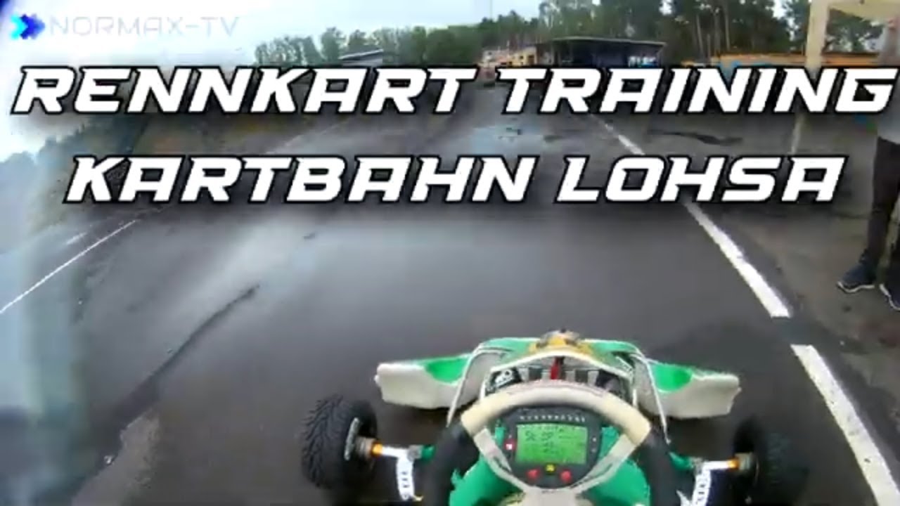 POV | X30 Senior Rennkart / Racekart Onboard | Training in Lohsa - Erstes Regentraining!