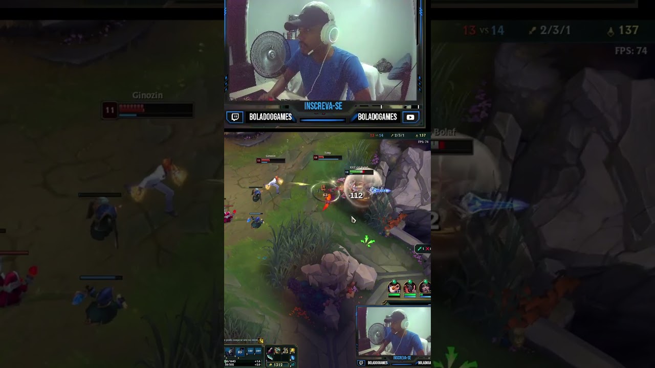 EU DOMINO A VEYNE!! #leagueoflegends #lol #wildrift #adcarry #vayne #riotgames #adc