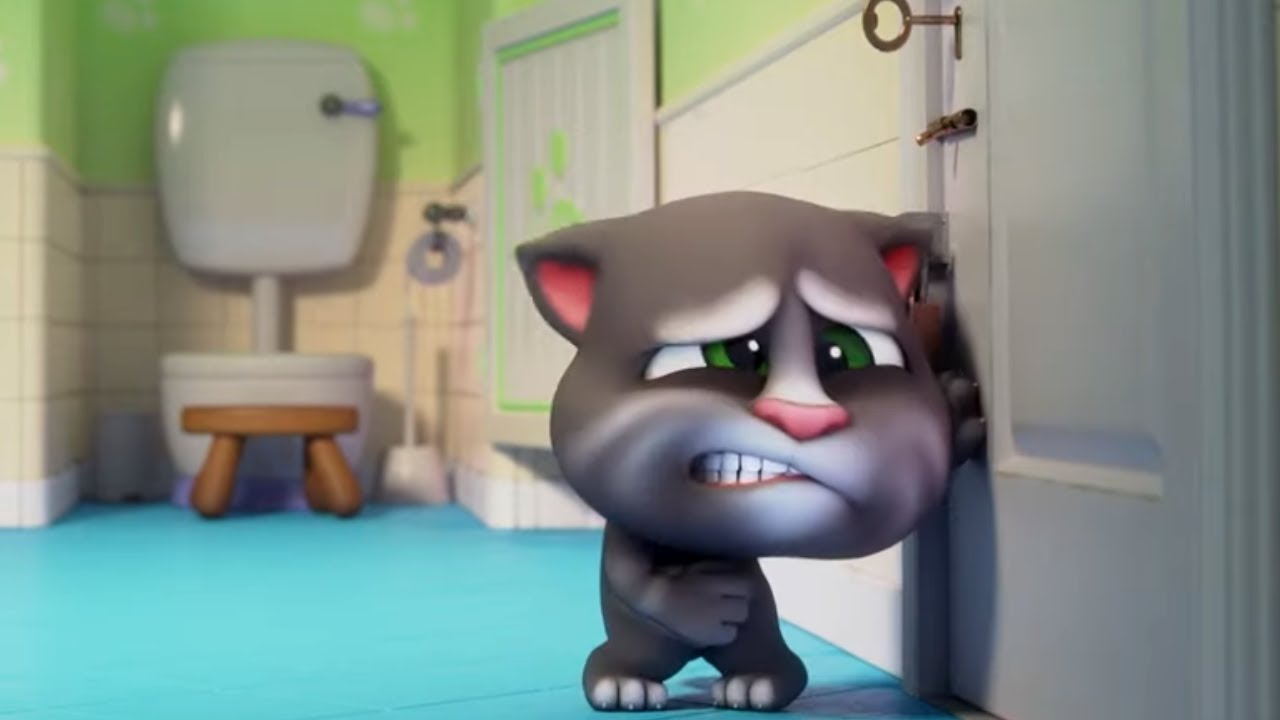 Bathroom Buddy | Talking Tom Shorts | Cartoons for Kids | WildBrain Zoo