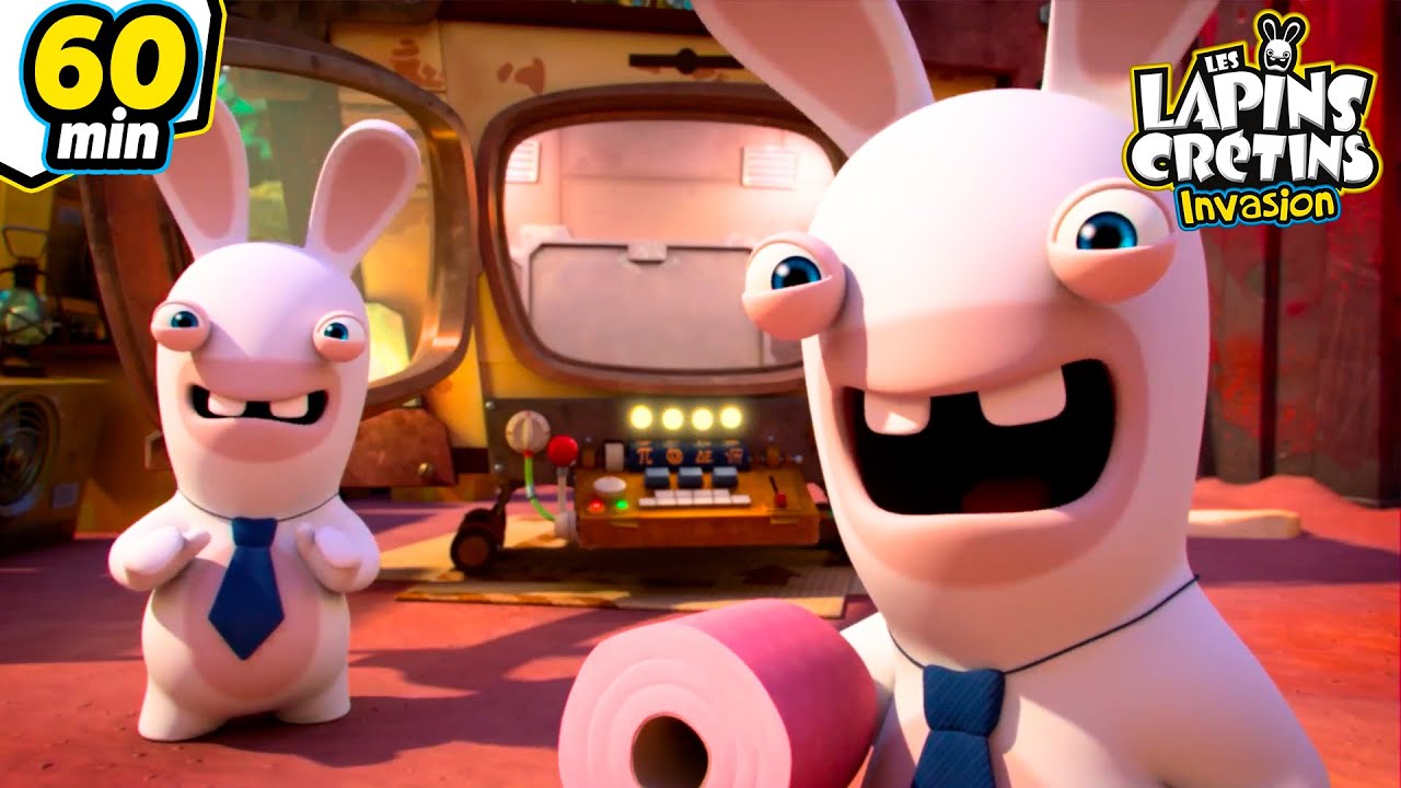 Les Lapins font des affaires ! | Les Lapins Crétins Invasion🐰 | Nouvelle compilation 1H | HD