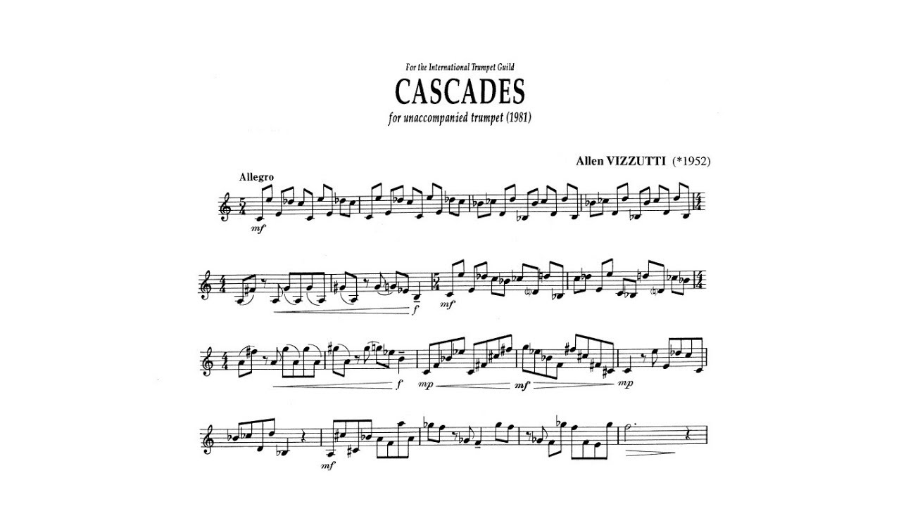 Allen Vizzutti: Cascades (Allen Vizzutti, trumpet)