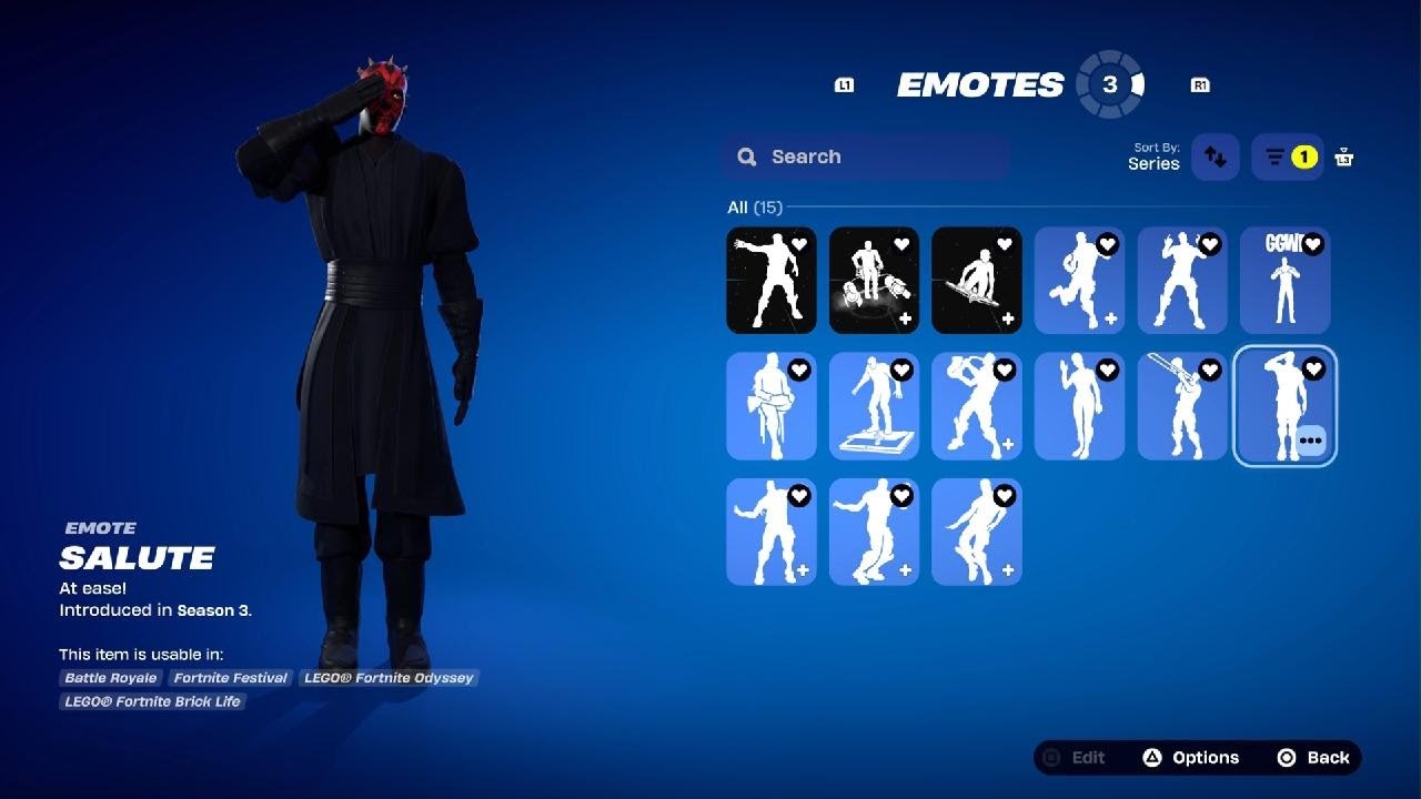 Fortnite Emotes - Darth Maul