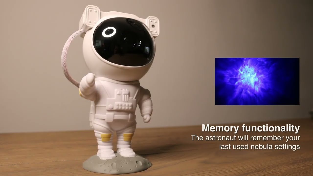 Swiftvein Astronaut Galaxy Projector - Instruction guide