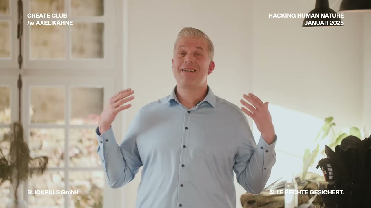 HACKING HUMAN NATURE | CREATE CLUB /w AXEL KÄHNE