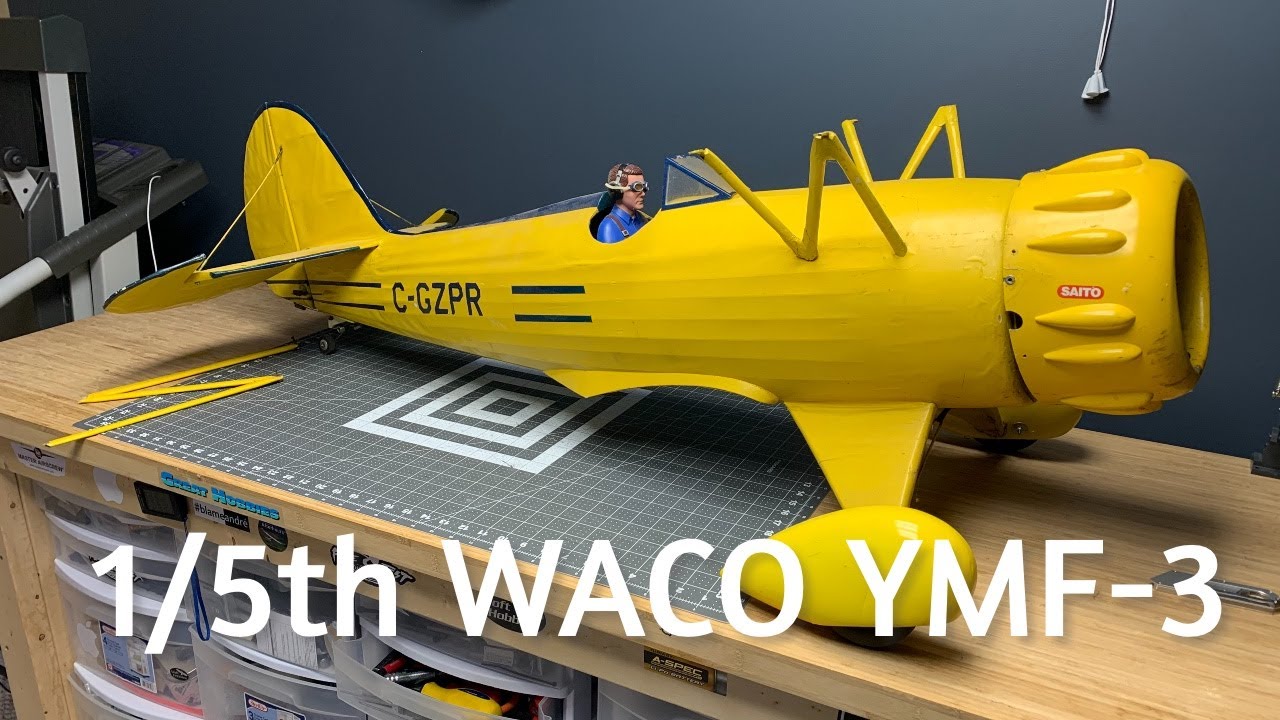 Waco YMF-3 в масштабе 1/5
