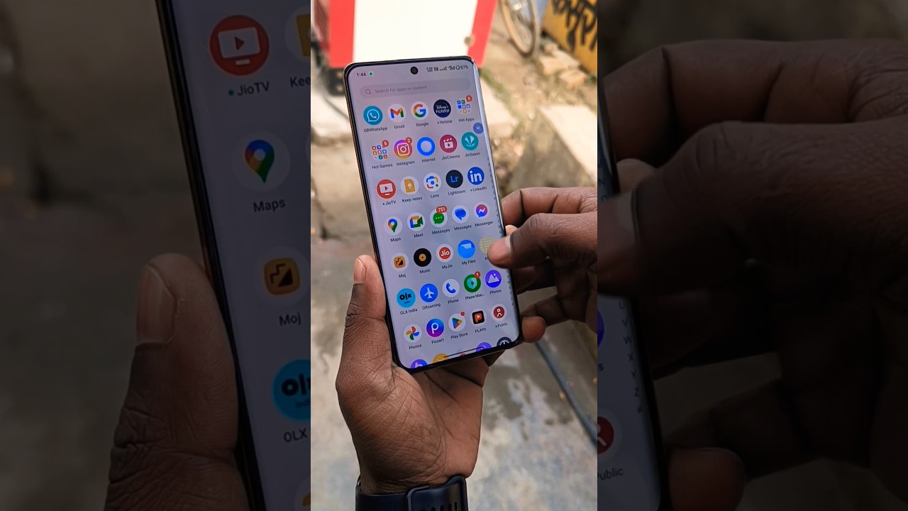 realmi 11 pro plus 🤯💯 120hz Screen setting #shorts