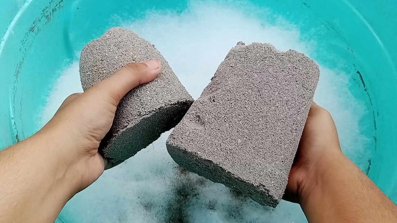 Pure sand mini shapes crumbling in foamic water/full watch/subscribe❤️