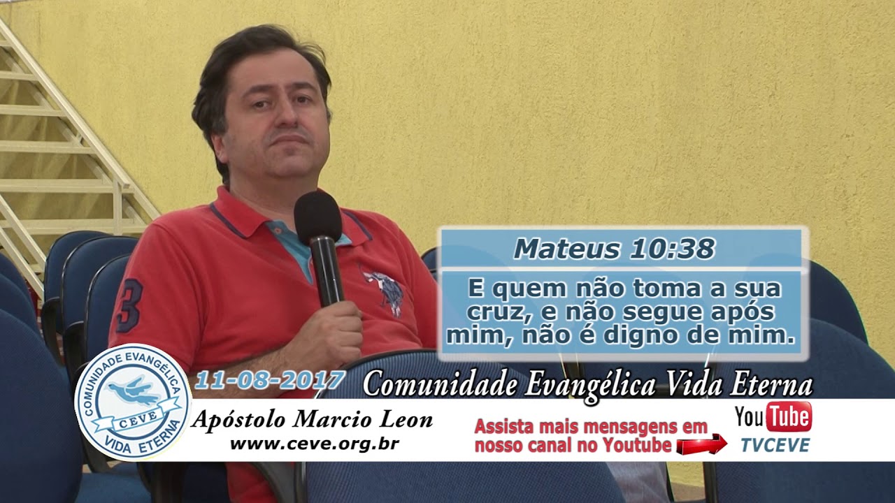 TV CEVE Alimento Di&aacute;rio com Ap&oacute;stolo M&aacute;rcio Leon 11/08/2017