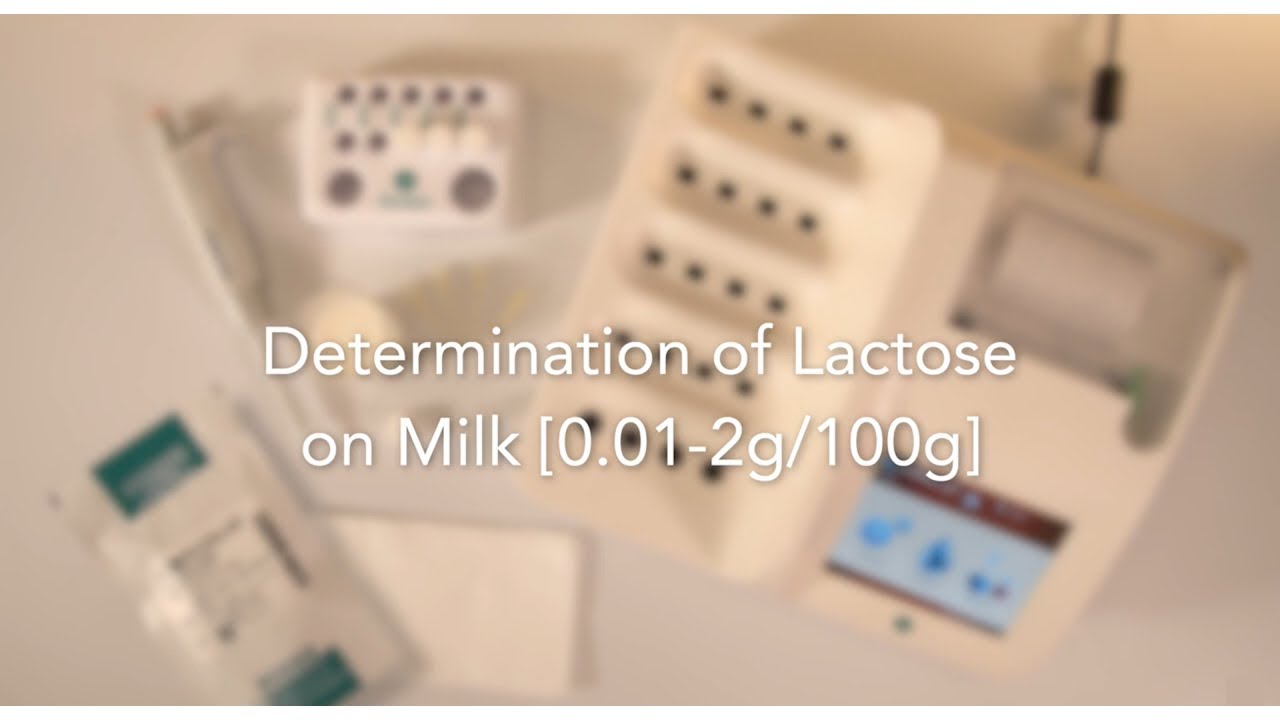 Determination of Lactose in milk