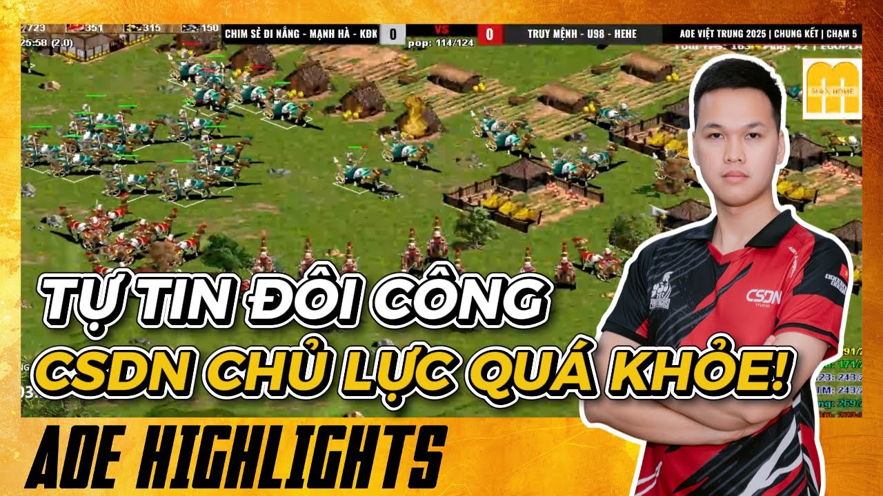 ĐỈNH CAO CHỦ LỰC!!! Quá mãn nhãn với Chim Sẻ Đi Nắng | AoE Highlights #aoe