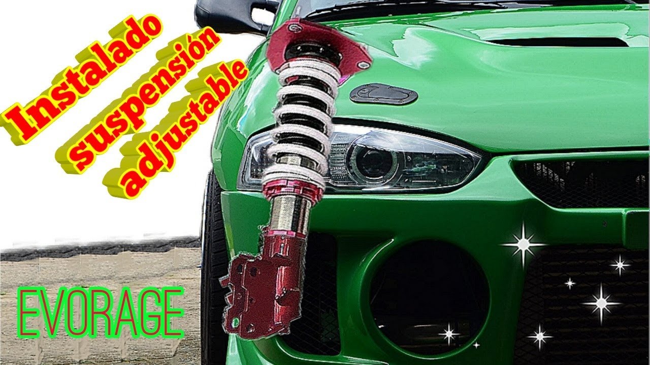 Como instalar suspensión ajustable 