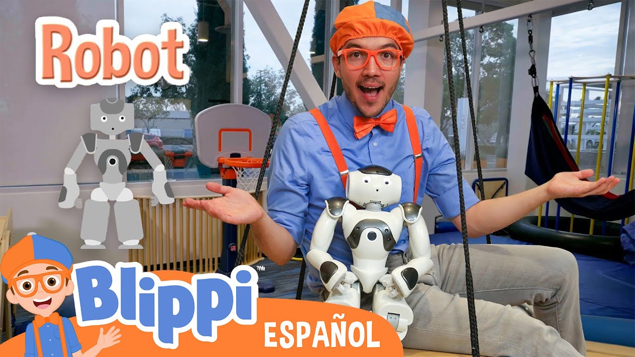 Blippi conoce a Hans el robot | Aprende con Blippi | Videos educativos para niños