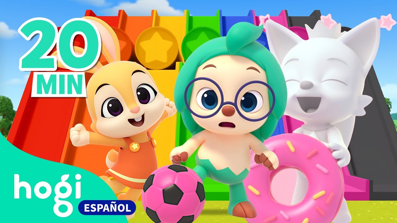 [Mix]⚽️Aprende Colores en Ingl&eacute;s para Ni&ntilde;os | aprendizaje para ni&ntilde;os de 2 a 3 a&ntilde;os | Hogi en espa&ntilde;ol
