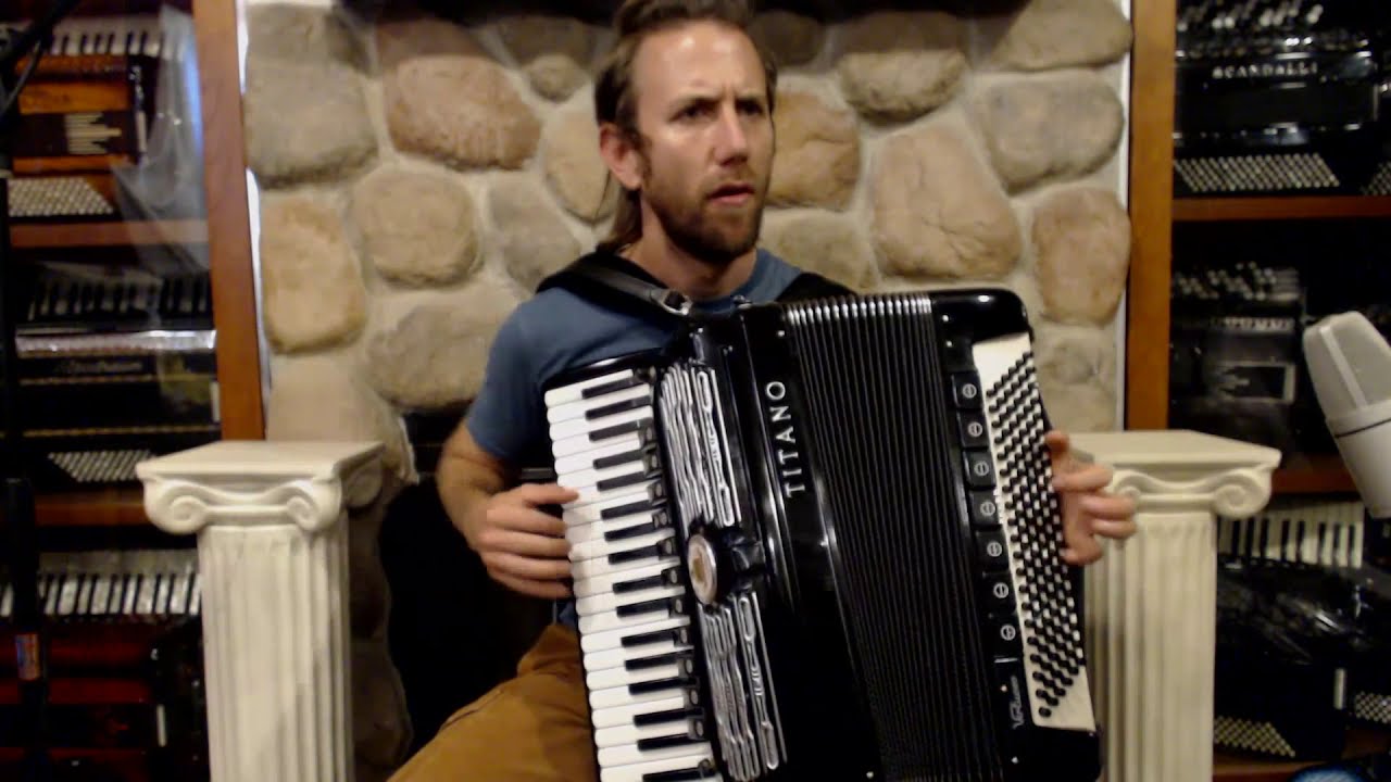 3514 - Black Titano Palmer Converter Virtuoso Piano Accordion $2999