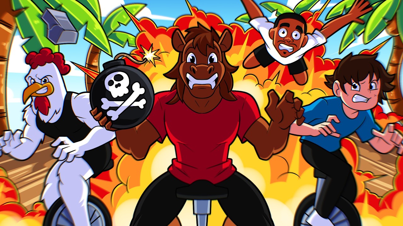 Juggling a Bomb on a Unicycle is HARD | Unicycle Together