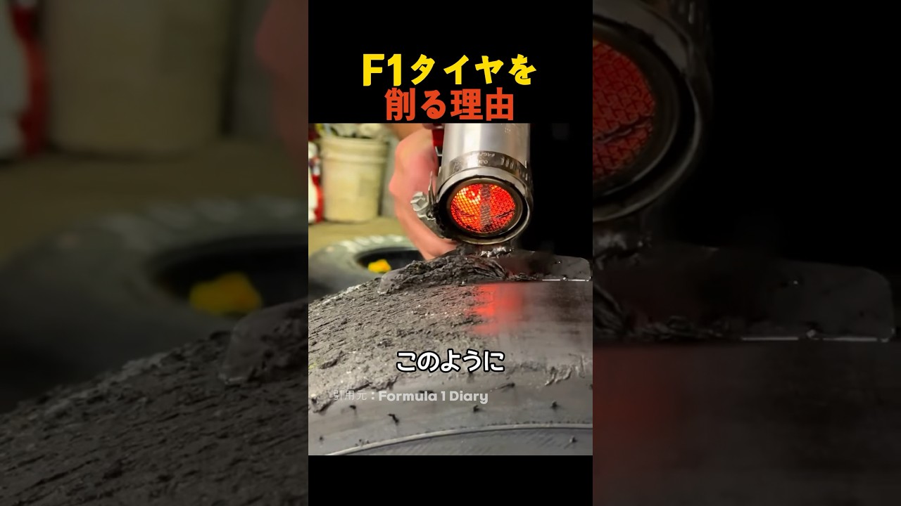 F1タイヤを削る理由