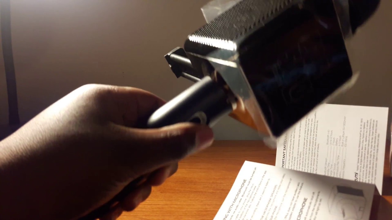 Tzumi Pop Solo Karaoke Bluetooth Microphone review
