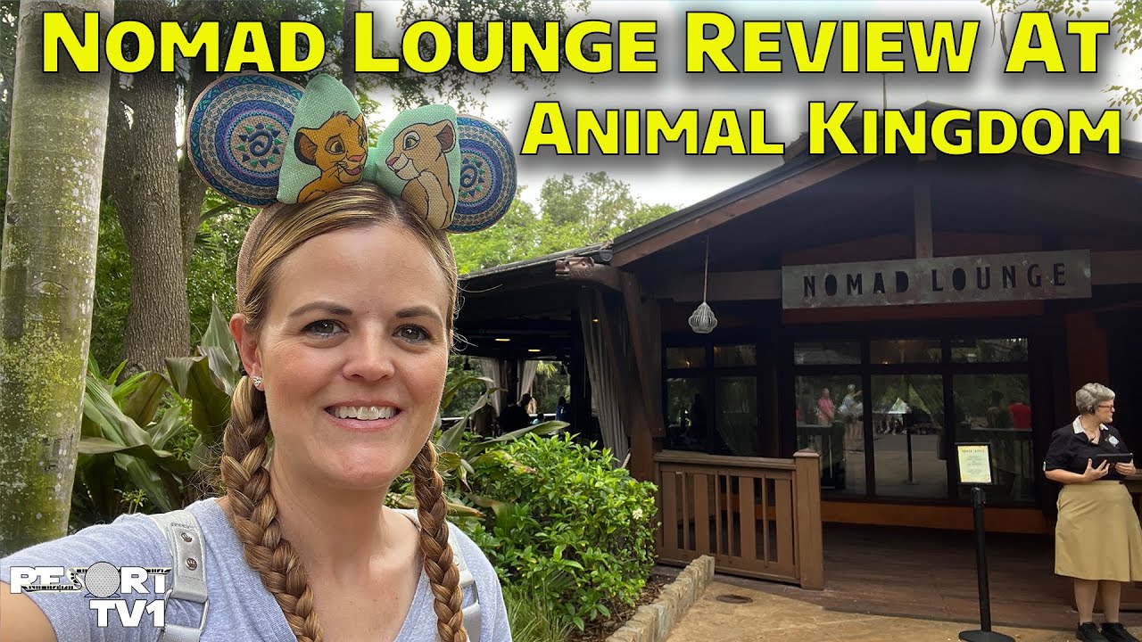 Nomad Lounge Review at Disney's Animal Kingdom - Exploring Animal Trails, Shopping & More!