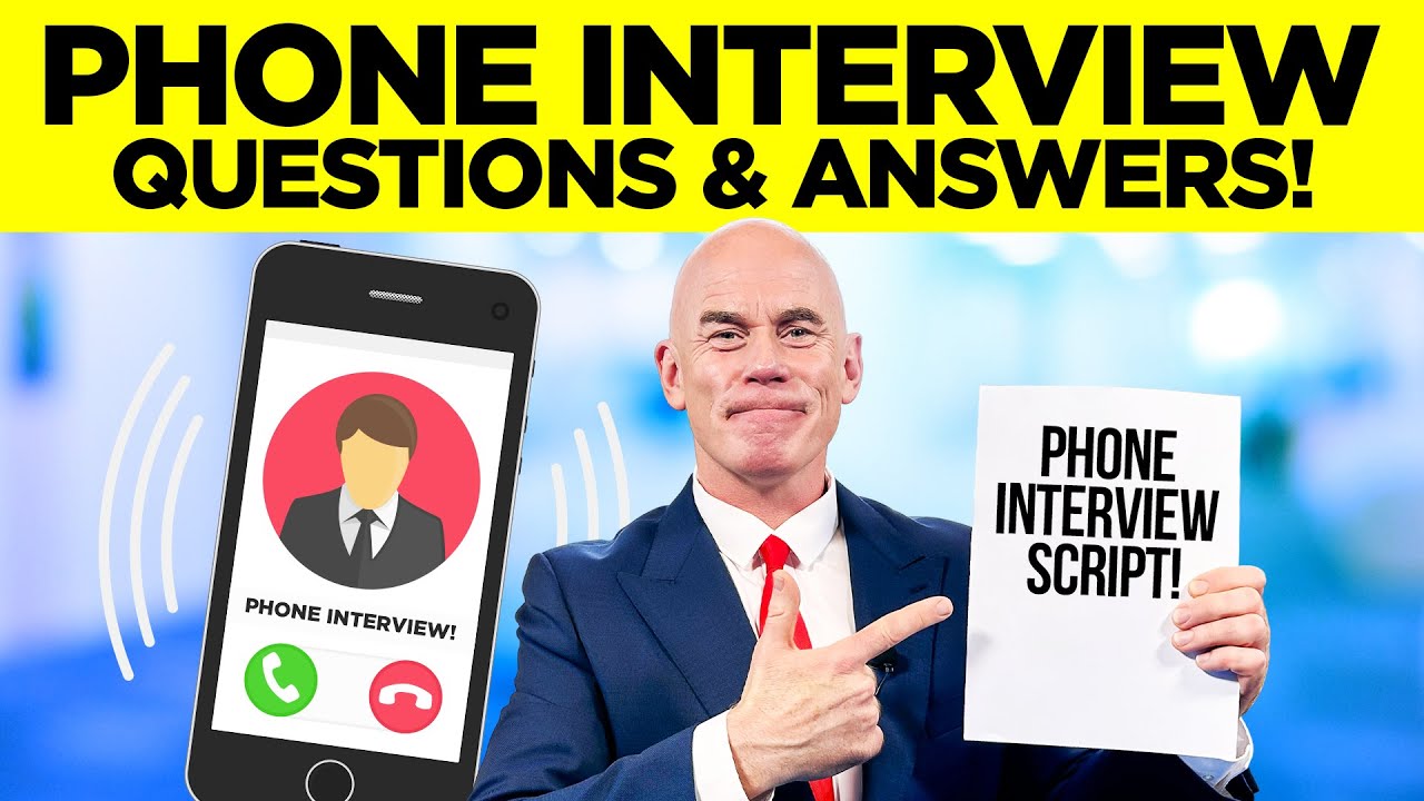 TOP 8 PHONE INTERVIEW QUESTIONS & ANSWERS! (Use this CHEAT SHEET to PASS a PHONE SCREEN Interview!)
