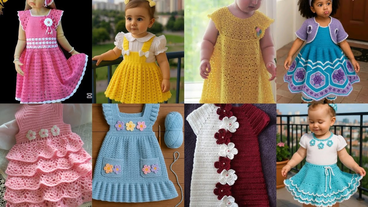 Crochet Girl Frocks Latest New Design Ideas 2025 