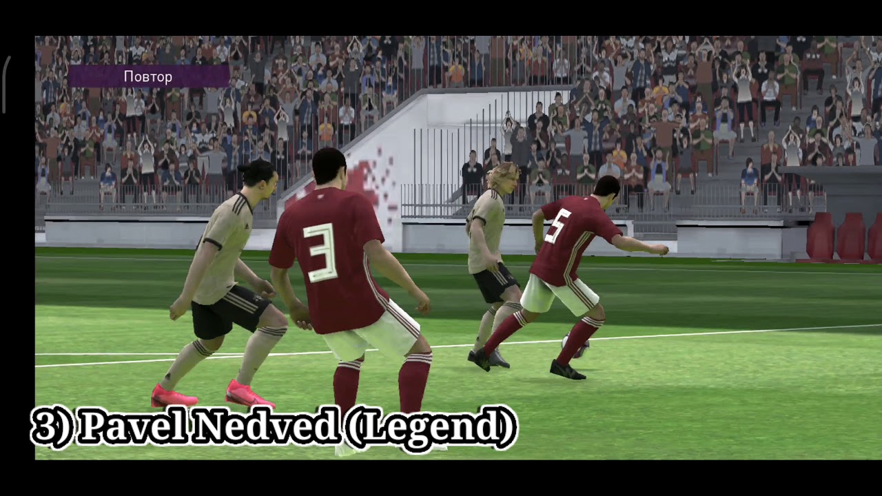 Топ 5 лучших голов в PES 20 Mobile