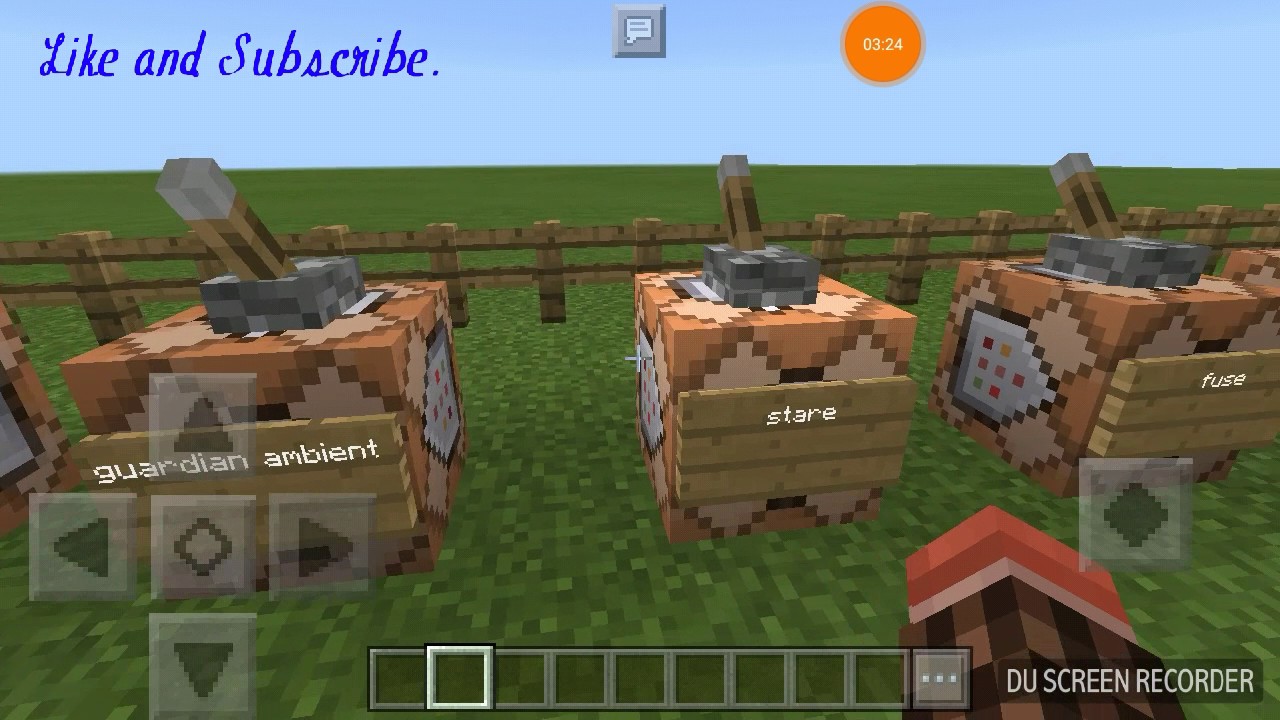 Minecraft PE Horror Sound (command block)