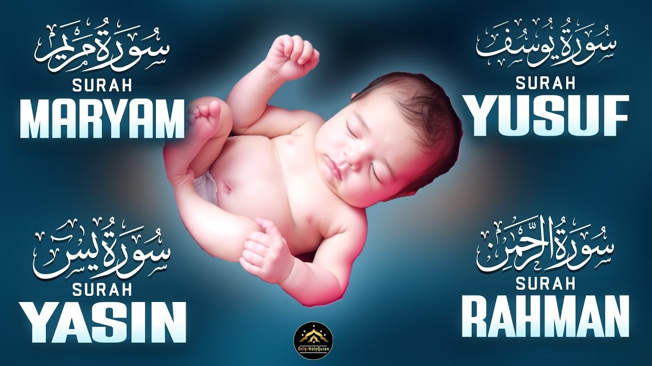Surah Yusuf, Maryam, Yasin, Ar-Rahman | Pregnancy Quran Healing Baby’s Innocent Spirit With Noor