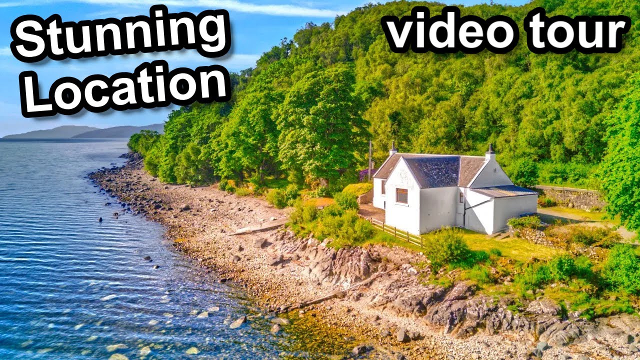 Video Tour : Scottish Cottage by the Loch near Tarbert, Argyll
