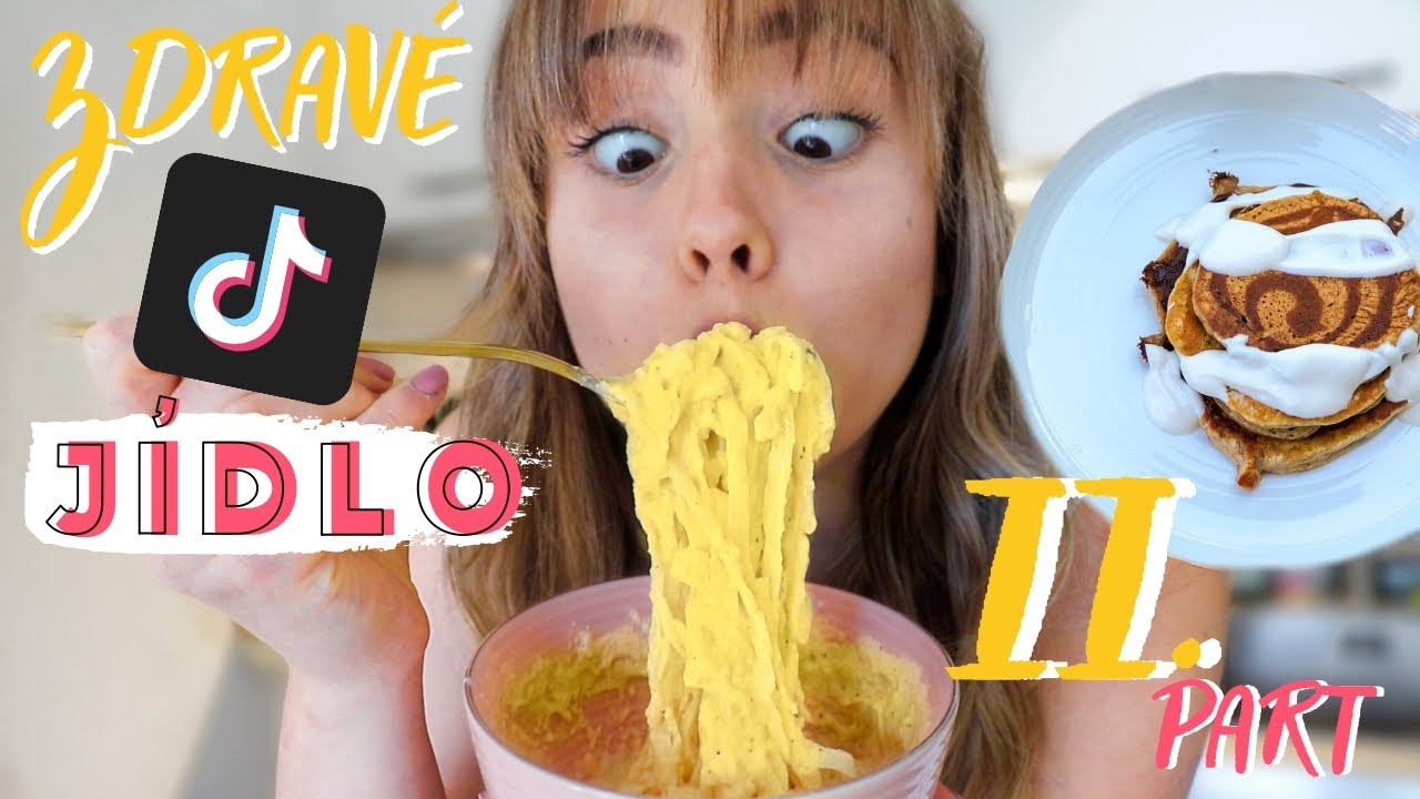 ZASE ZKOUŠÍM ZDRAVÉ VERZE TIK TOK JÍDEL!