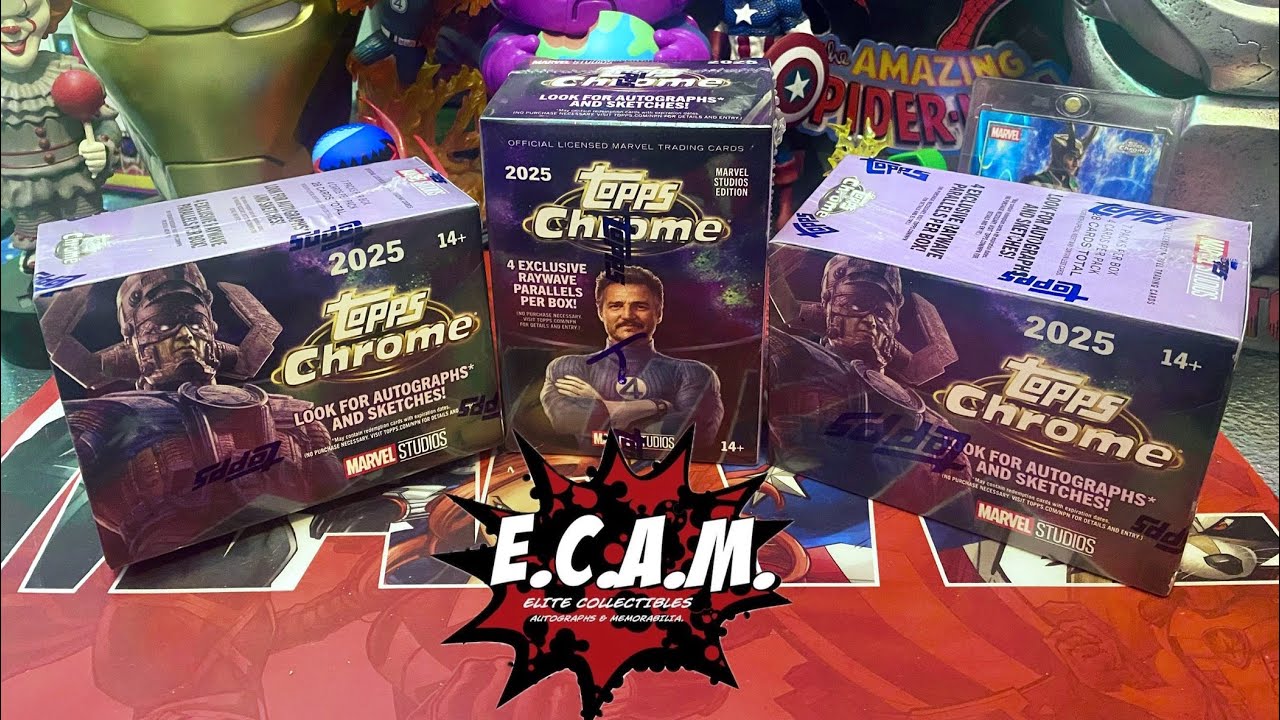 2 More Blasters of 2025 Topps Chrome Marvel Studios! Can the hot streak continue??? #Marvel 