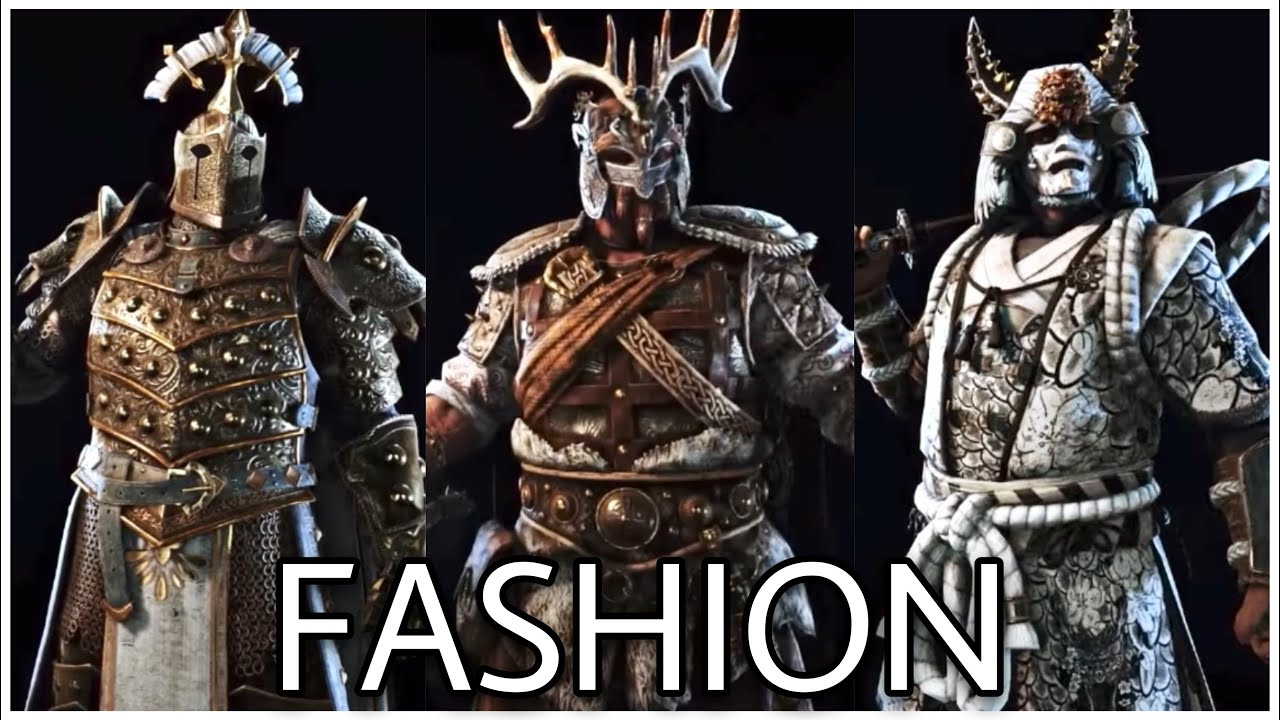 FASHION SHOWCASE in For Honor pt. 1 (21 outfits)