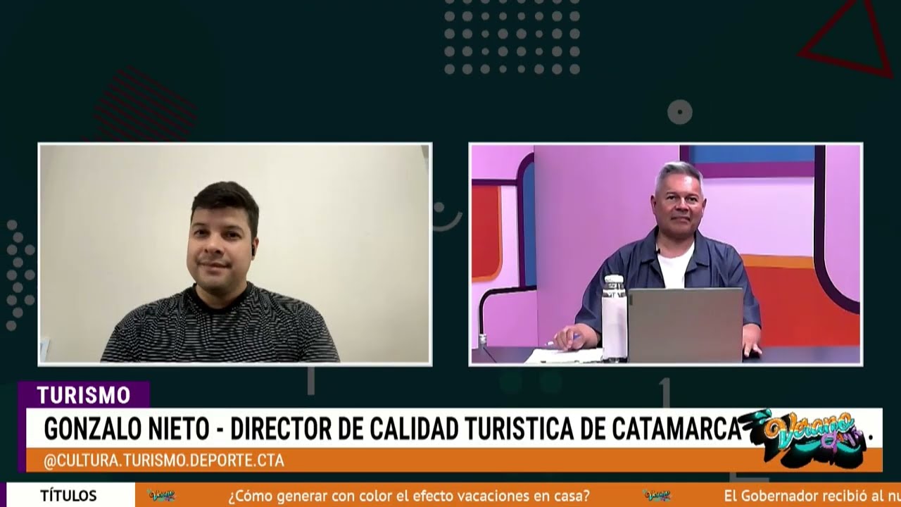 Verano Glam charló con Gonzalo Nieto, director de Calidad y Seguridad Turística de Catamarca