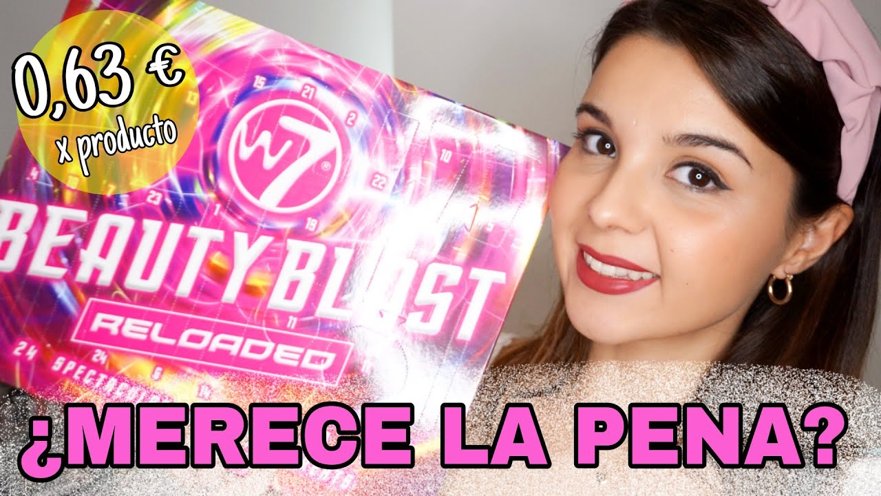 🎁ABRIENDO EL CALENDARIO DE ADVIENTO DE W7 2021💄: El calendario MÁS LOW COST .