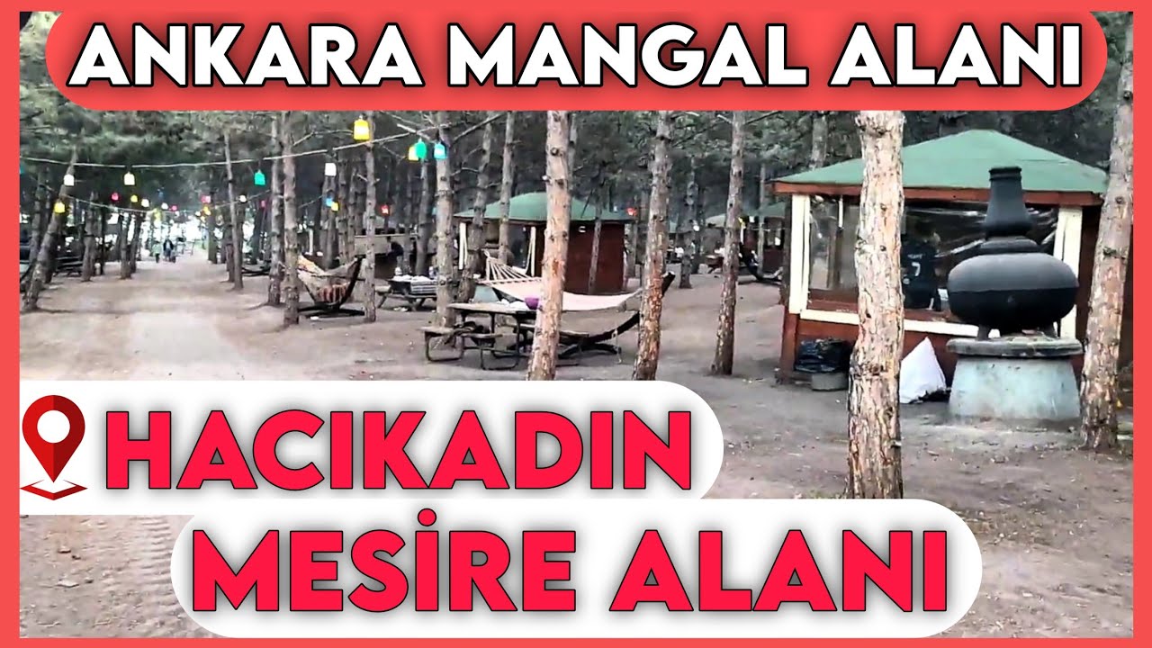 Ankara'da Gezilecek Yerler 🏛️ Ankara Piknik Alanları ➡️ Hacıkadın Mesire Alanı