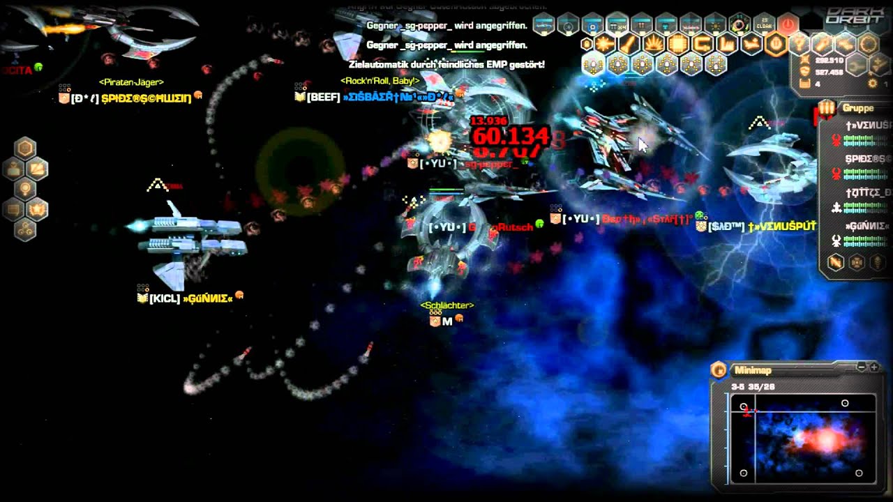 DarkOrbit: Beste Battlefahrt des Tages!! ;) + Solo-Action + 1v1 by (Over-Powered / Sunnie)
